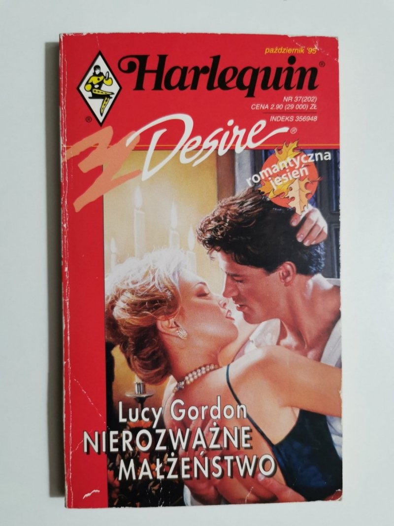 NIEROZWAŻNE MAŁŻEŃSTWO - Lucy Gordon 1995