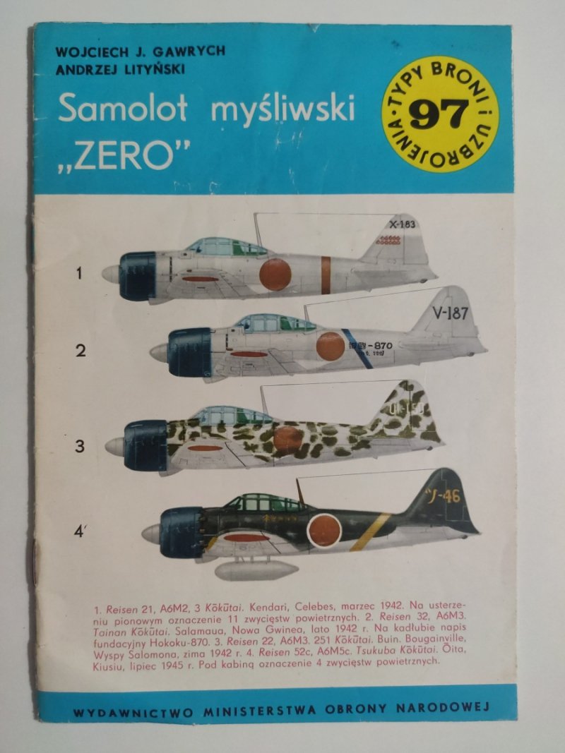 SAMOLOT MYŚLIWSKI „ZERO” - Wojciech J. Gawrych
