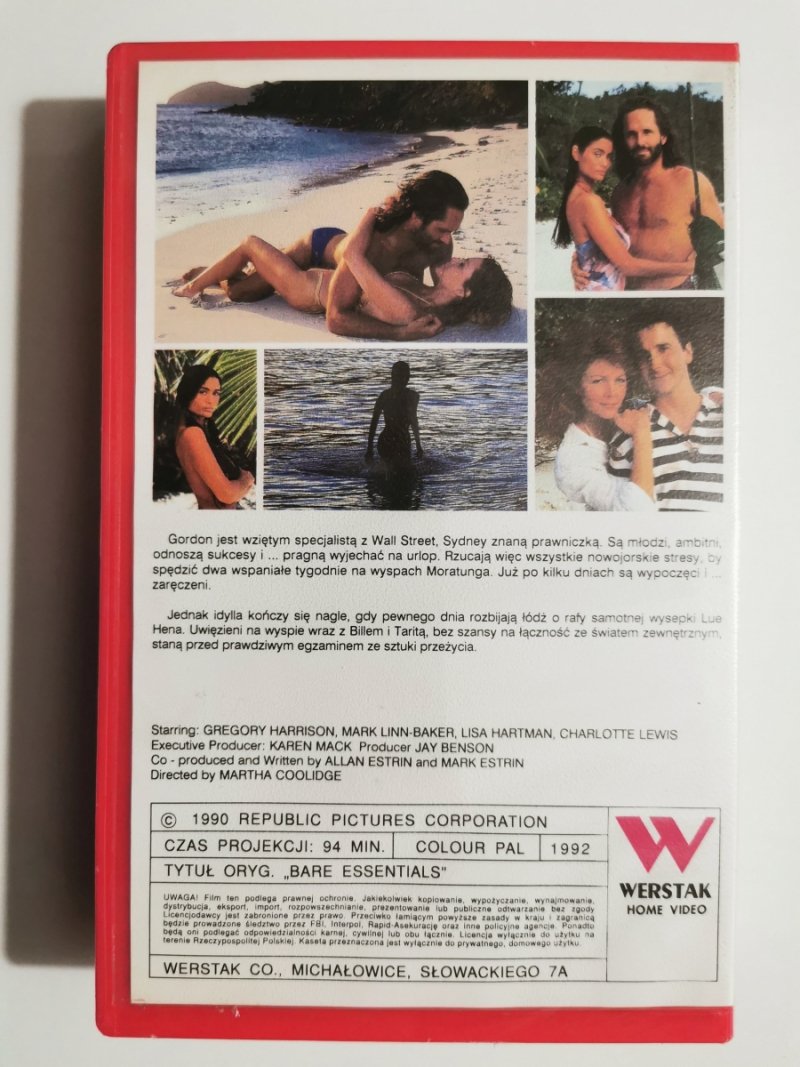 VHS. ZWARIOWANE WAKACJE – GREGORY HARRISON