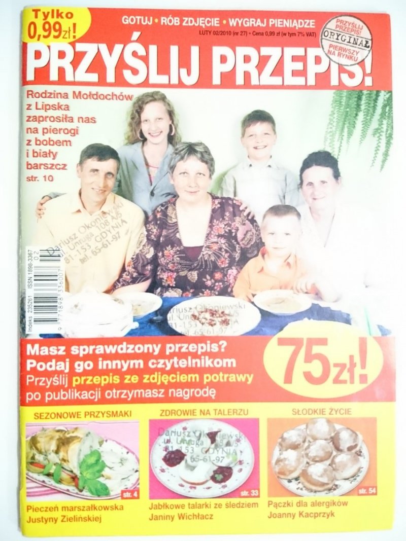 PRZYŚLIJ PRZEPIS 2-2010
