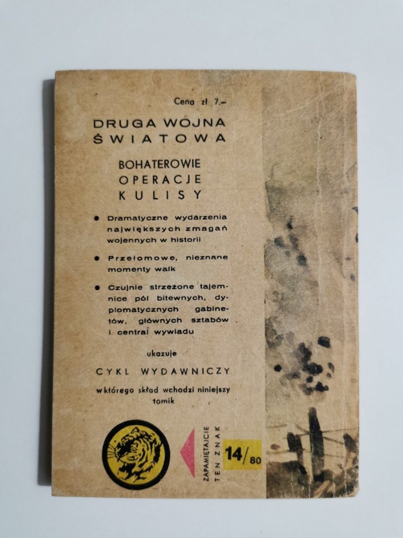 ŻÓŁTY TYGRYS: UWAGA T-34 - Janusz Magnuski 1980