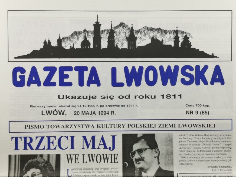 GAZETA LWOWSKA NR 9 (85) 1994