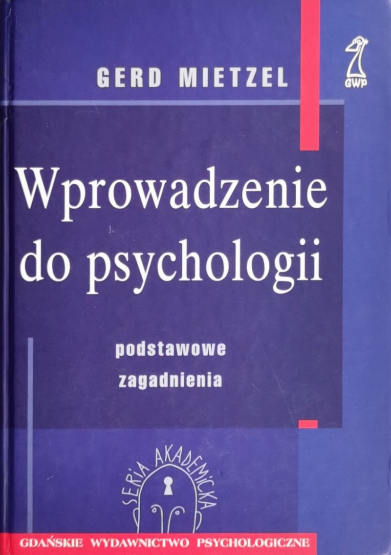 WPROWADZENIA DO PSYCHOLOGII - Gerd Mietzel