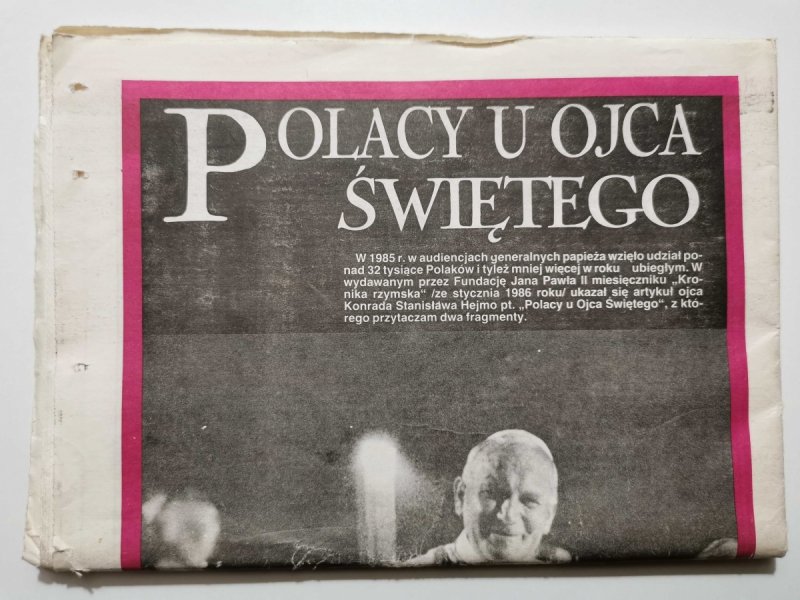 POLACY U OJCA ŚWIĘTEGO 