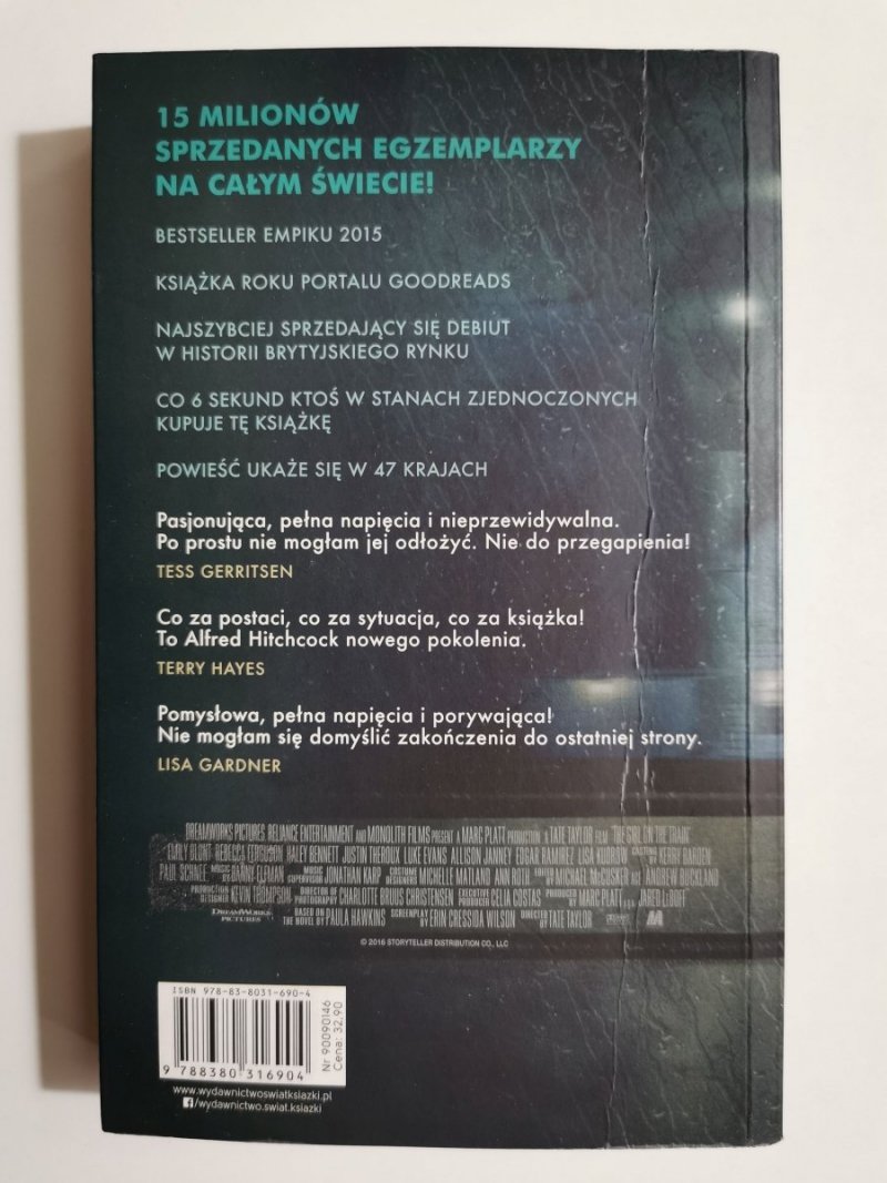 DZIEWCZYNA Z POCIĄGU - Paula Hawkins 