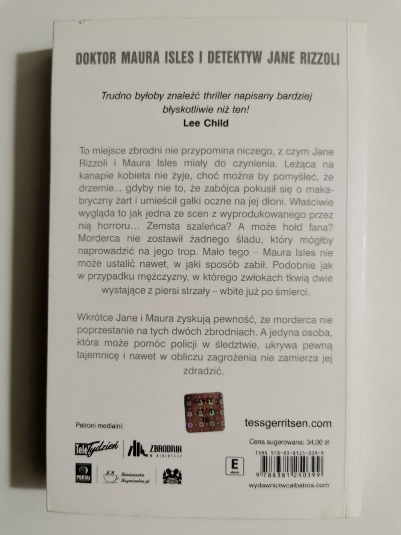 SEKRET, KTÓREGO NIE ZDRADZĘ - Tess Gerritsen 