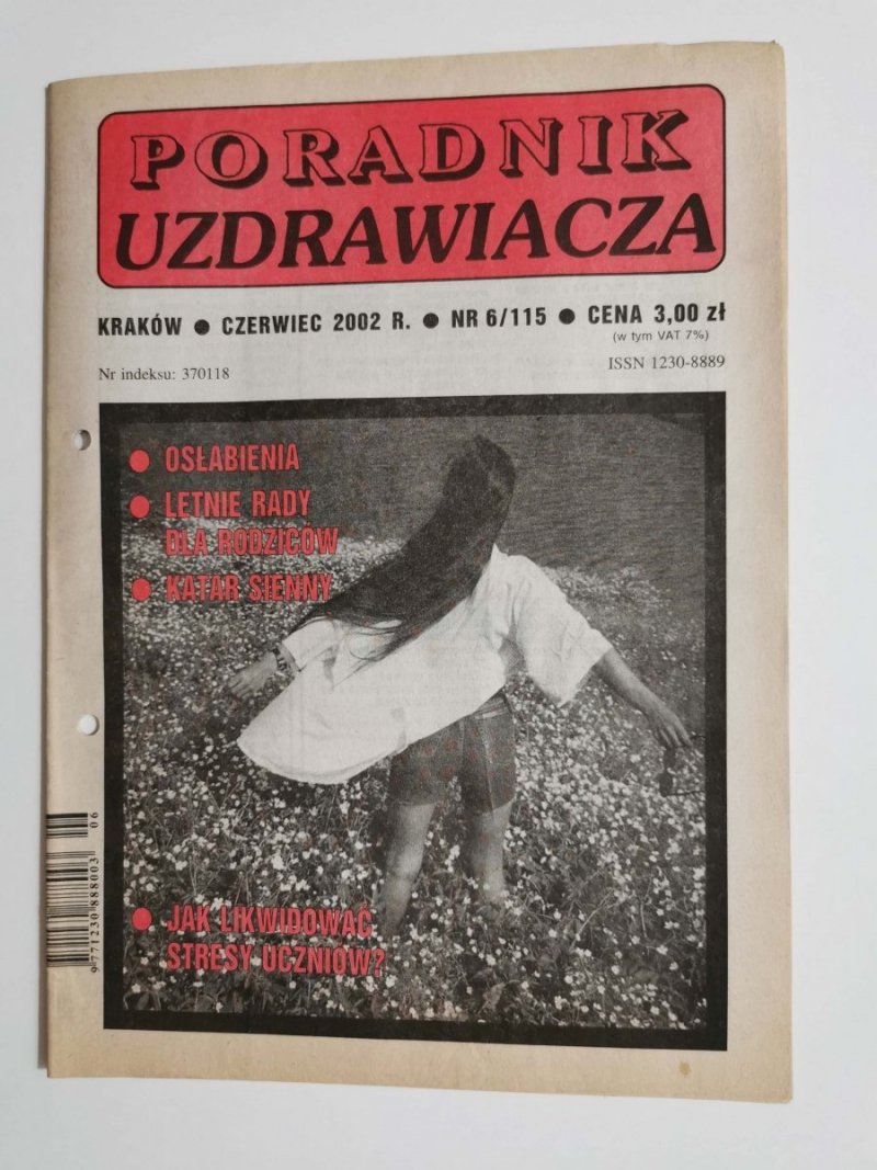 PORADNIK UZDRAWIACZA NR 6/115 CZERWIEC 2002 r.