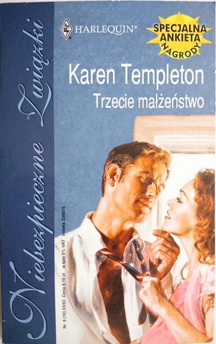 TRZECIE MAŁŻEŃSTWO – Karen Templeton 2003