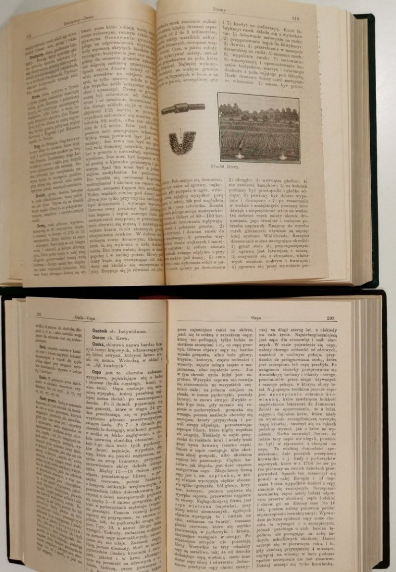 Encyklopedya. Zbiór wiadomości Tom I i II 1907 ROK