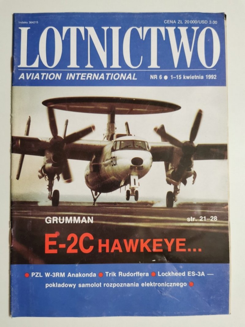 LOTNICTWO NR 6 1-15 KWIETNIA 1992