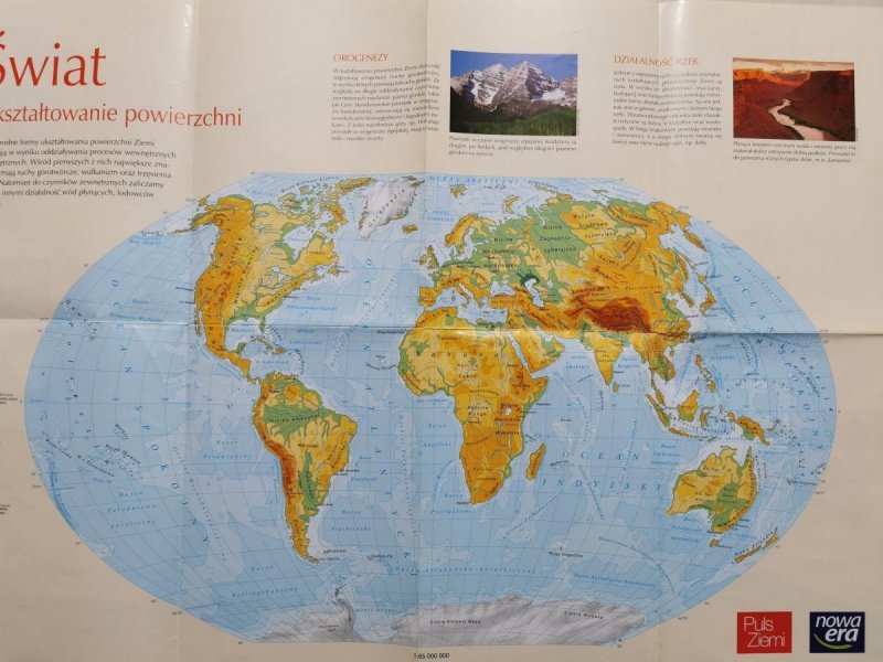 DZIEJE ZIEMI I MAPA ŚWIATA. MAPA HISTORYCZNA