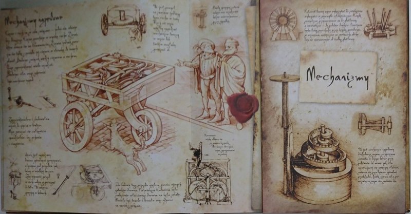WYNALAZKI LEONARDA DA VINCI Z PIĘCIOMA MODELAMI DO SAMODZIELNEGO ZŁOŻENIA