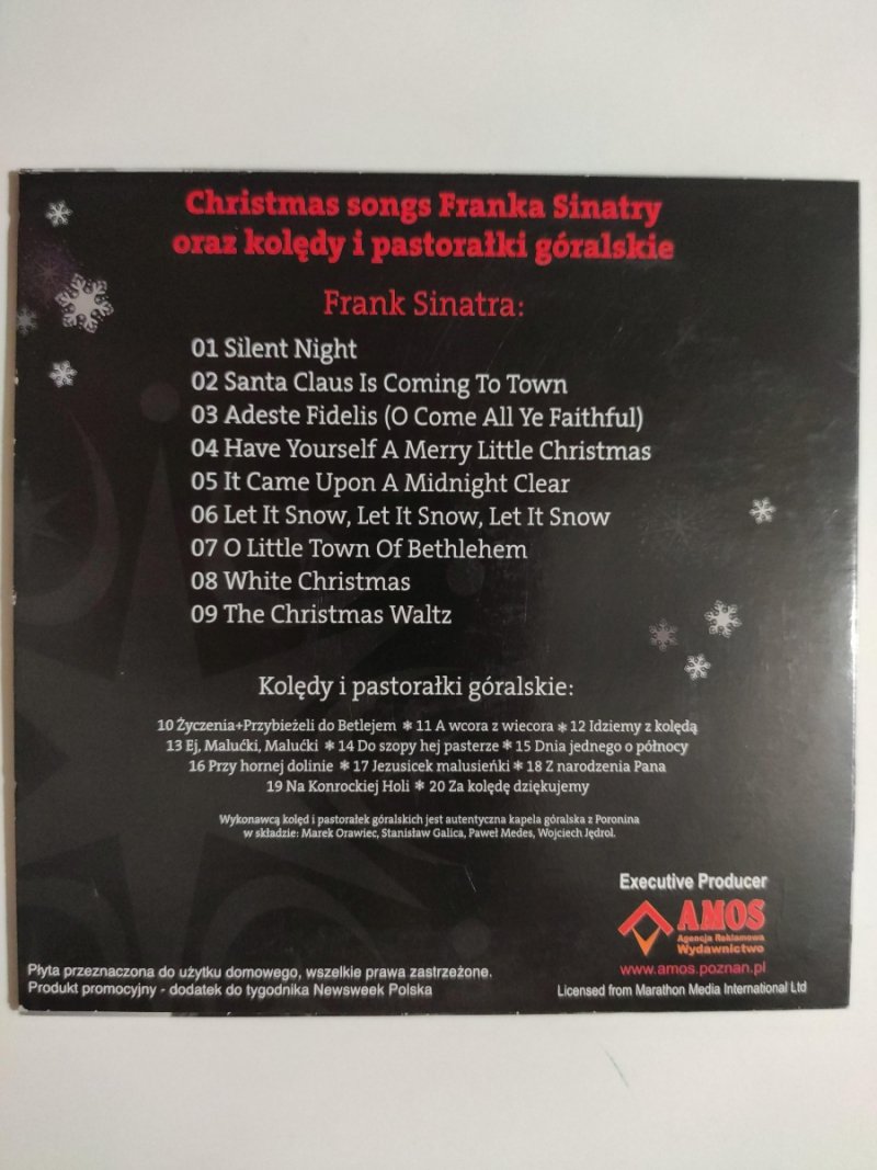 CD. FRANK  SINATRA. CHRISTMAS SONGS