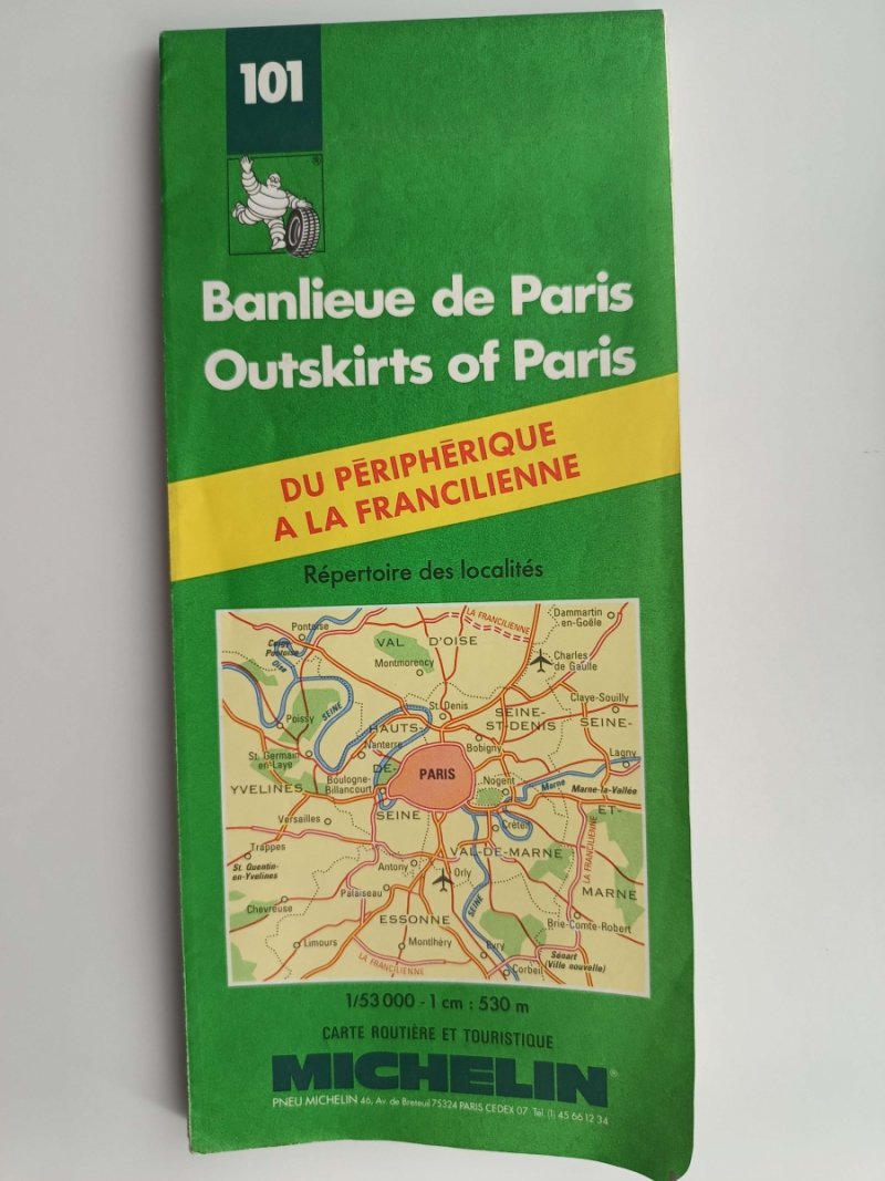 BANLIEUE DE PARIS 1:53 000 101