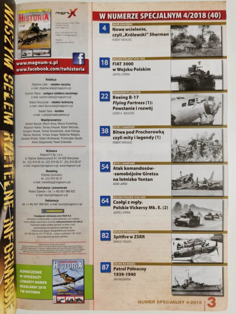TECHNIKA WOJSKOWA HISTORIA NUMER SPECJALNY 4/2018