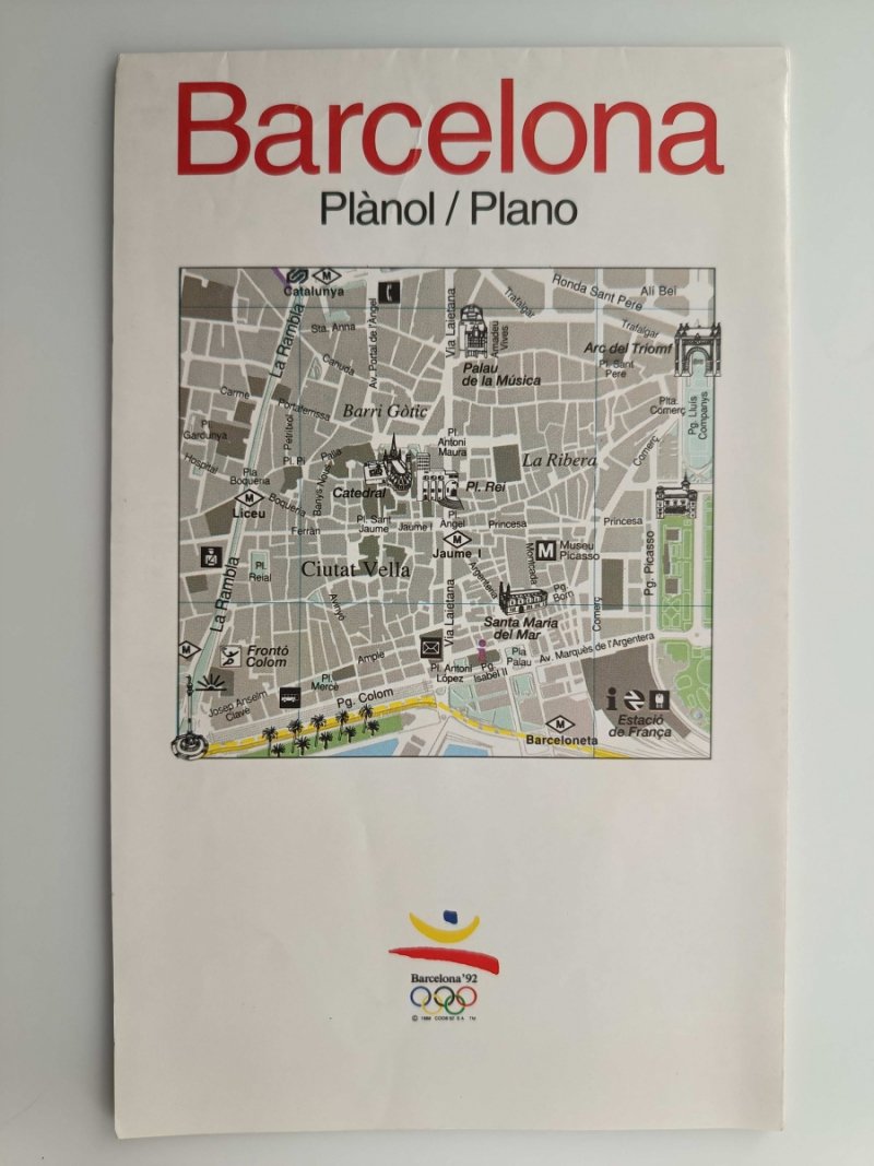 BARCELONA PLANOL PLANO
