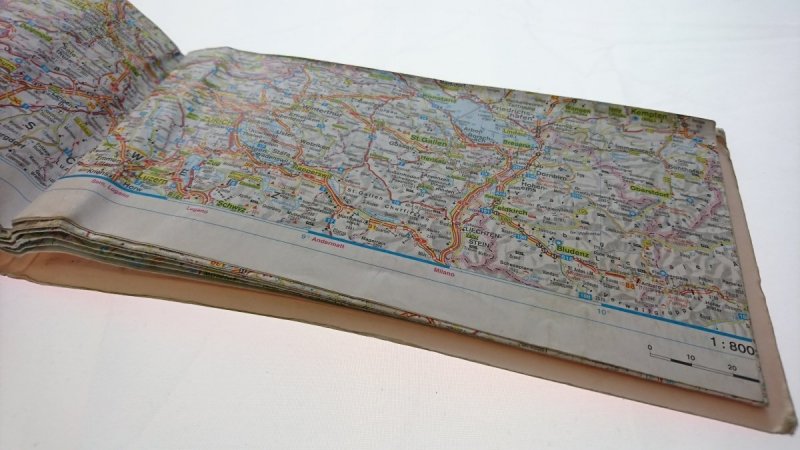 NIEMCY. MAPA SAMOCHODOWA 1: 800 000 