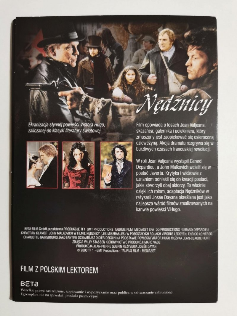 FILM NĘDZNICY 3 PŁYTY 