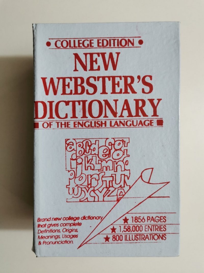 NEW WEBSTER'S DICTIONARY OF THE ENGLISH LANGUAGE 1988