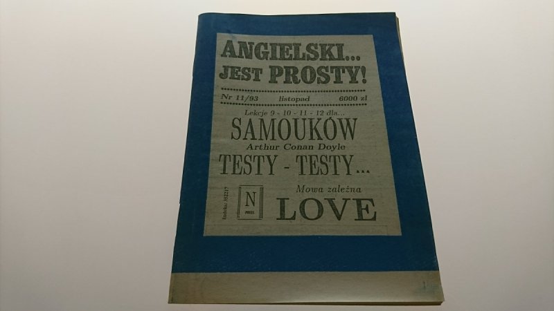 ANGIELSKI... JEST PROSTY! NR 11/93 LISTOPAD