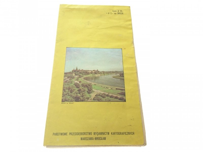 KRAKÓW. PLAN MIASTA 1983