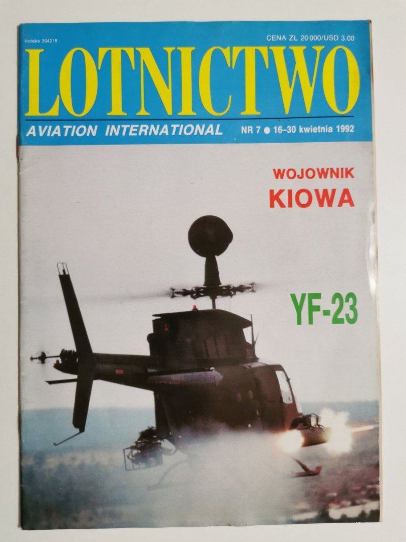 LOTNICTWO NR 7 16-30 1992