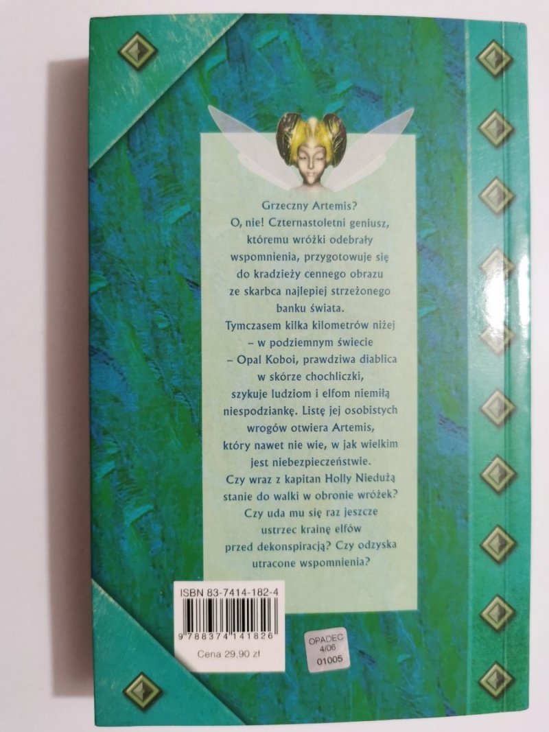 ARTEMIS FOWL. FORTEL WRÓŻKI - Eoin Colfer 2006