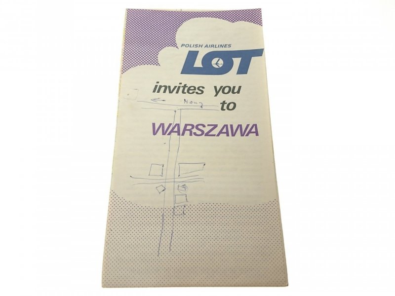POLISH AIRLINES LOT INVITES YOU TO WARSZAWA 1978
