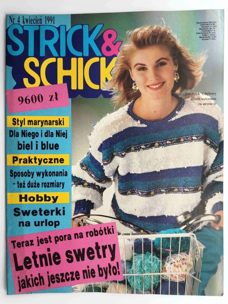 STRICK & SCHICK NR 4 KWIECIEŃ 1991