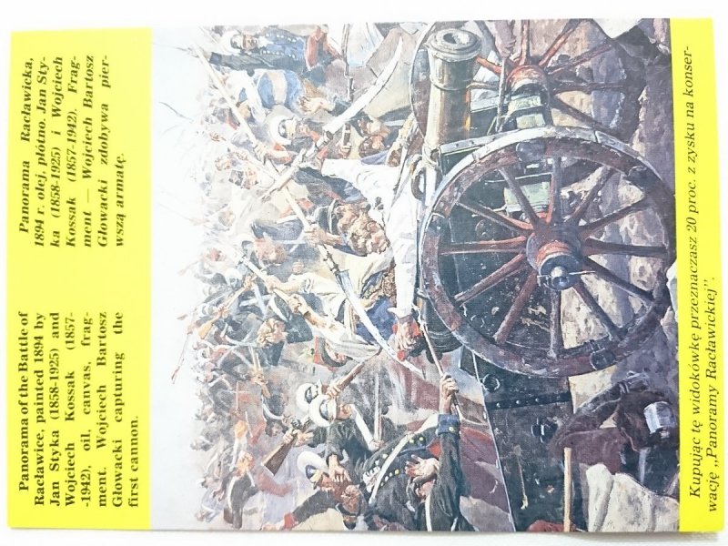 PANORAMA RACŁAWICKA 1894 r. OLEJ PŁÓTNO. JAN STYKA I WOJCIECH KOSSAK