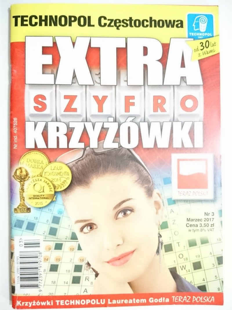EXTRA SZYFRO KRZYŻÓWKI 3-2017