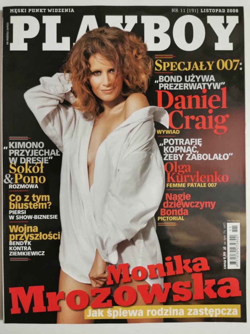 PLAYBOY NR 11 (191) LISTOPAD 2008 MONIKA MROZOWSKA 