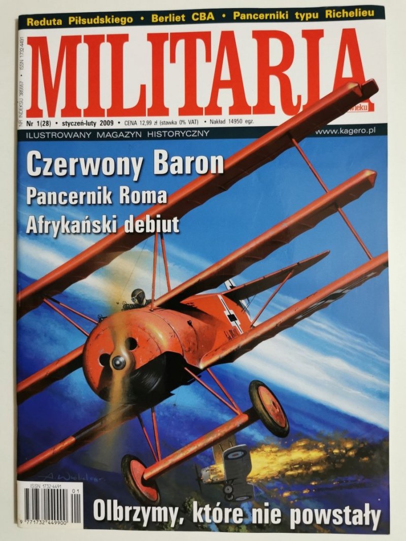 MILITARIA XX WIEKU NR 1 (28) STYCZEŃ-LUTY 2009