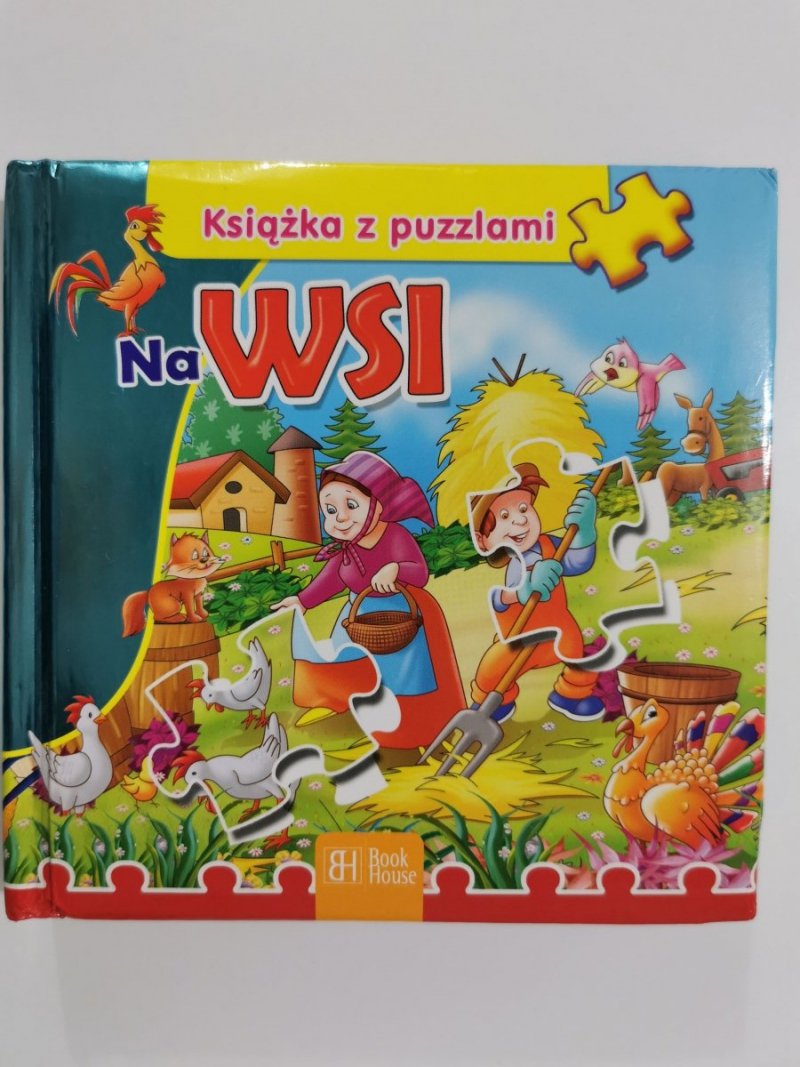 KSIĄŻKA Z PUZZLAMI. NA WSI 