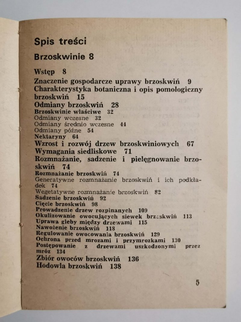 BRZOSKWINIE I MORELE - dr Maria Kalicka 