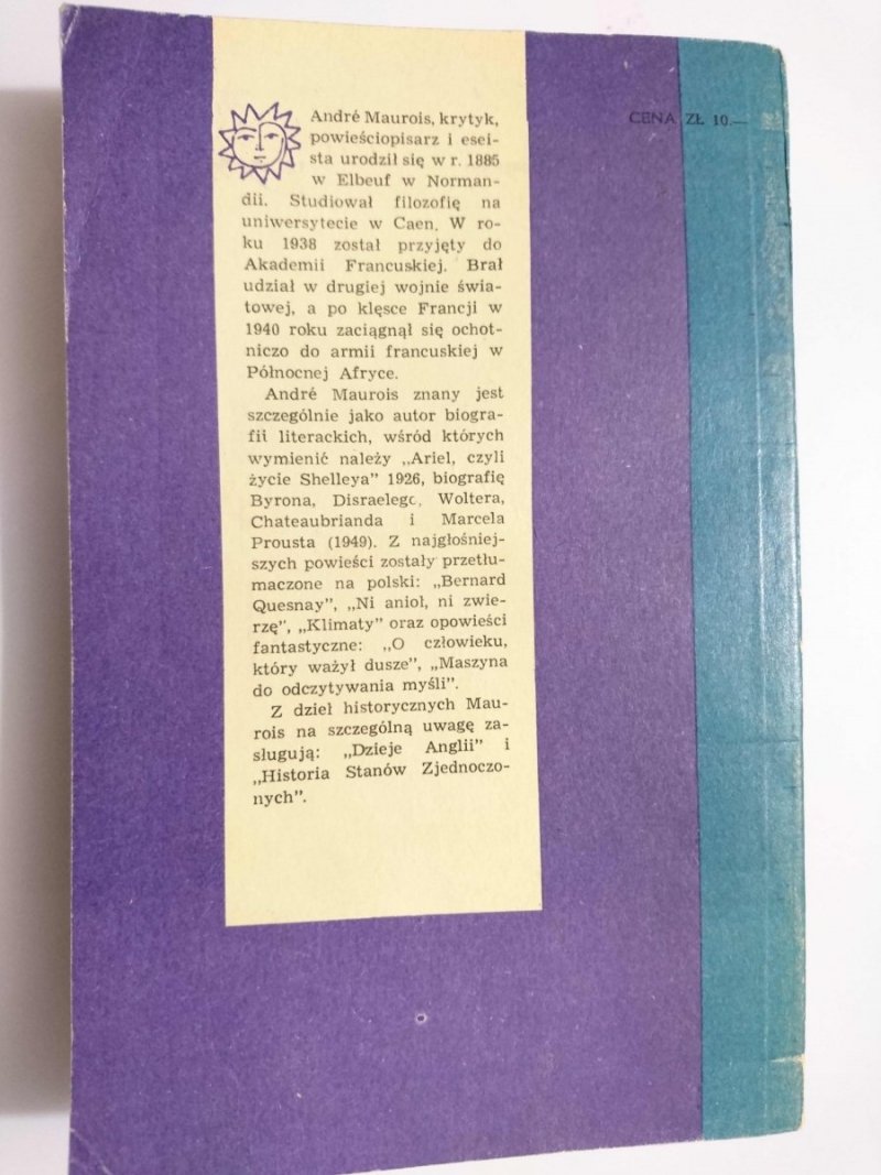 ŻYCIE ALEKSANDRA FLEMINGA - Andre Maurois 1967
