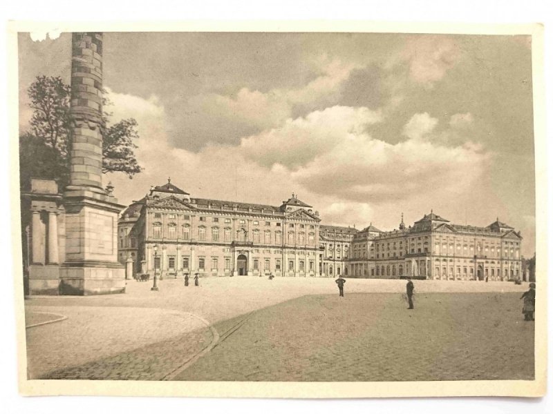 RESIDENZ WURZBURG. STADTFRONT DER RESIDENZ