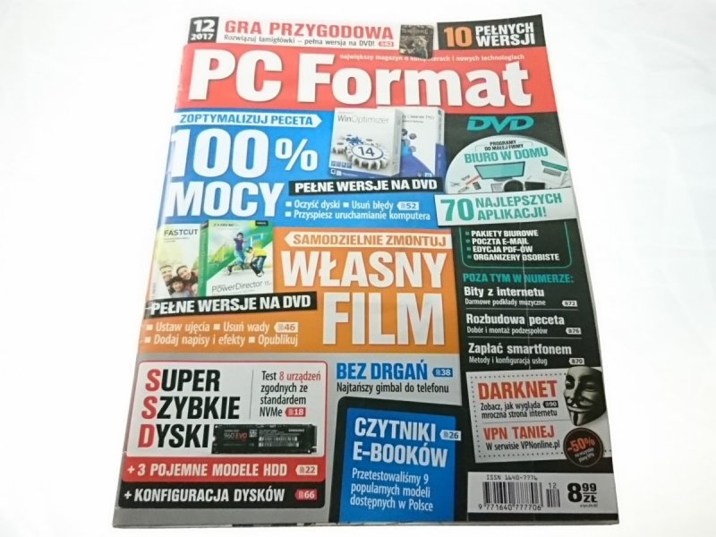PC FORMAT 12 2017 Z PŁYTĄ DVD