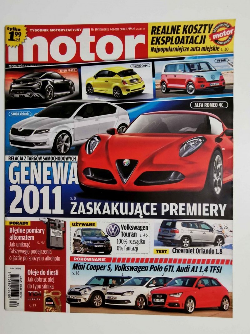 MOTOR NR 10/2011 (3011)