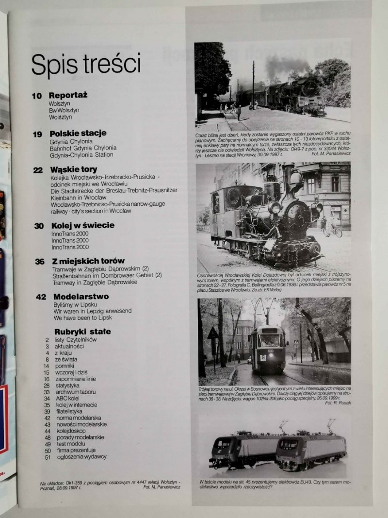 Miesięcznik. Świat kolei 11/2000