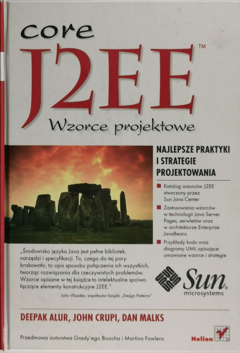 CORE J2EE WZORCE PROJEKTOWE - Deepak Alur