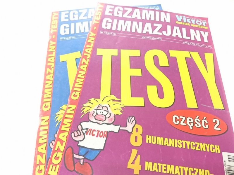 EGZAMIN GIMNAZJALNY NR. 2 i 4/2002 CZĘŚĆ 1 i 2
