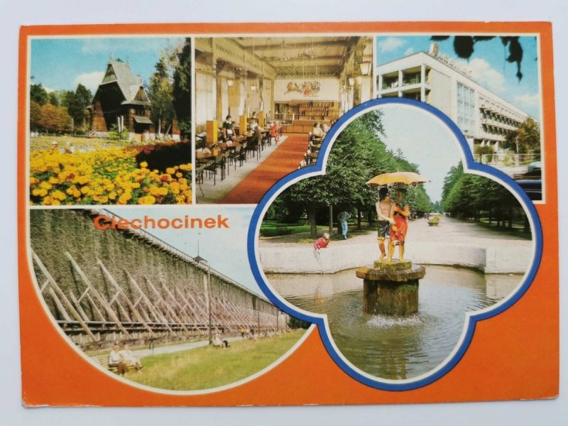 CIECHOCINEK. UZDROWISKO. JAŚ I MAŁGOSIA W PARKU ZDROJOWYM FOT. NOWACZYŃSKI I INNI