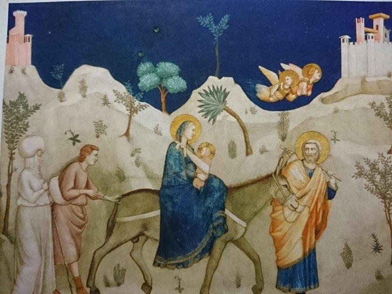 GIOTTO. FLIGHT INTO EGYPT