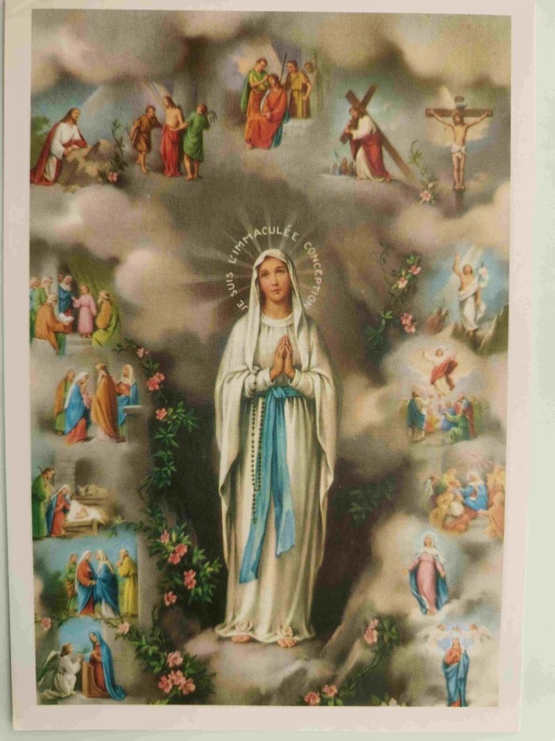 MARYJA BIAŁA RAMA STACJE RÓŻAŃCOWE