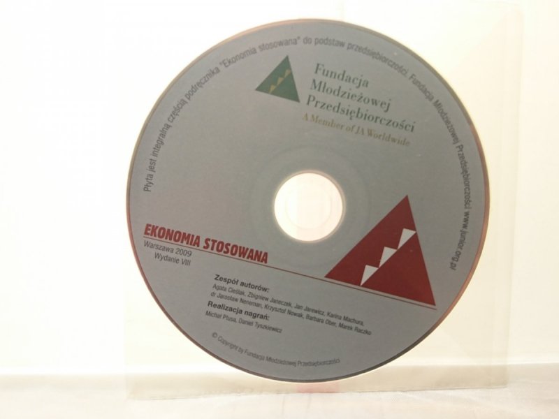 EKONOMIA STOSOWANA. PŁYTA CD 2009