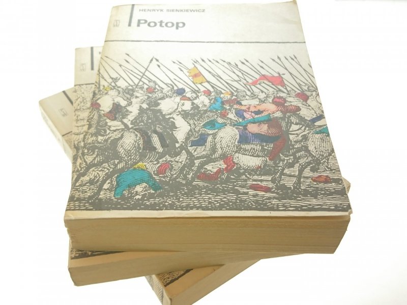 POTOP KOMPLET 3 TOMÓW - Henryk Sienkiewicz (1980)