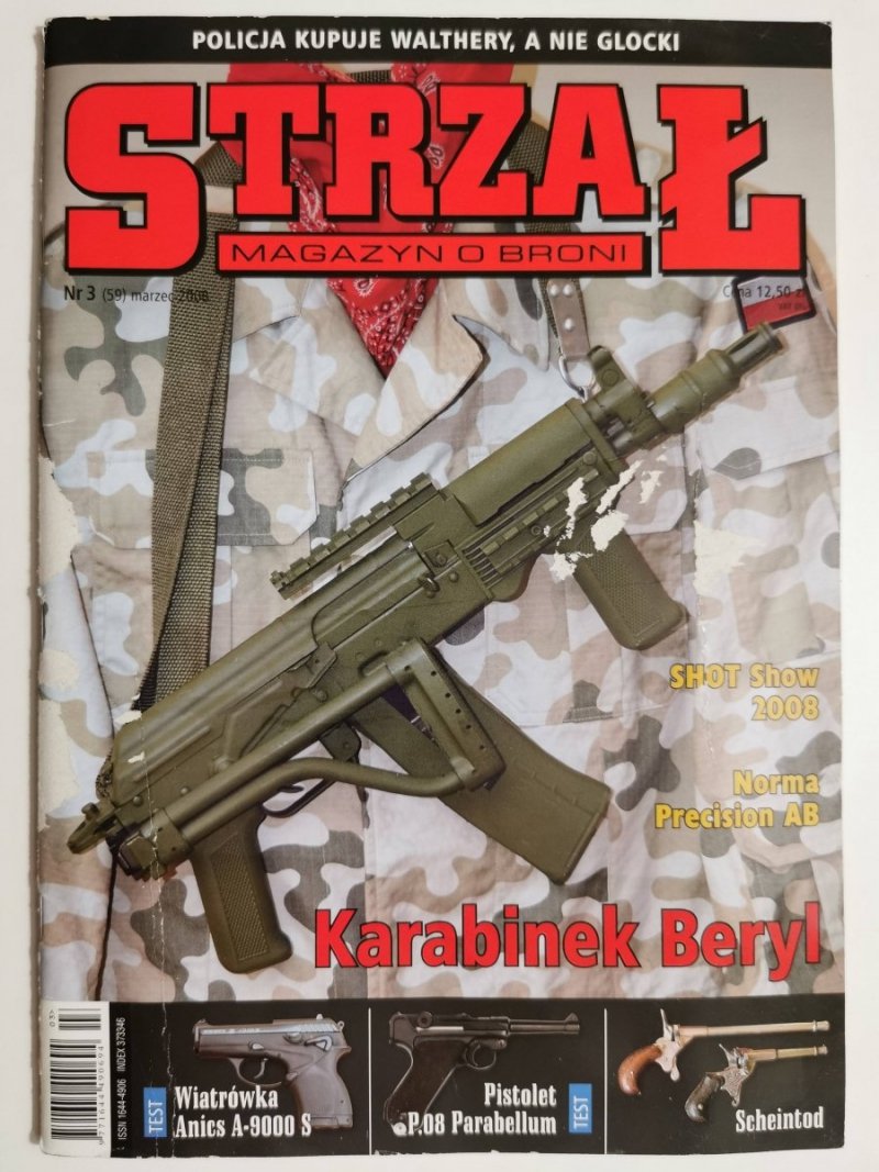 STRZAŁ MAGAZYN O BRONI NR 3 (59) MARZEC 2008