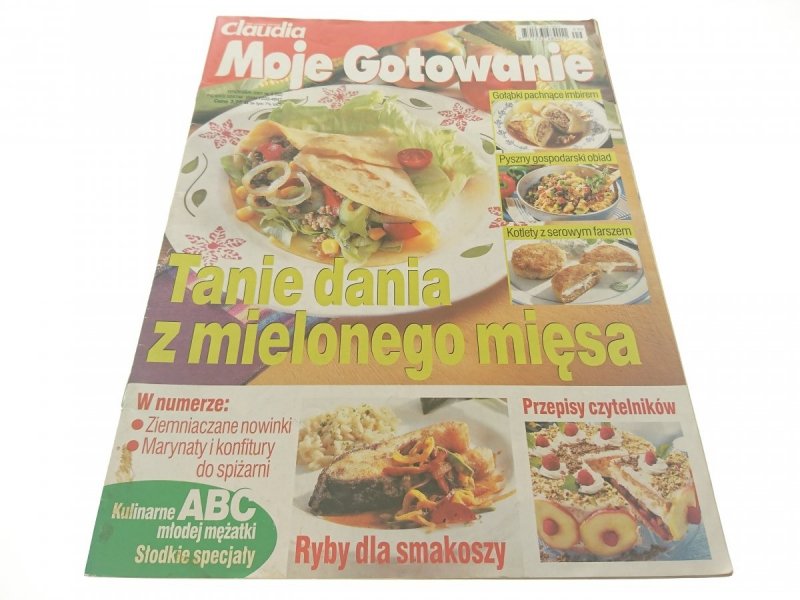 MOJE GOTOWANIE. WRZESIEŃ 2001 NR 9 (82)