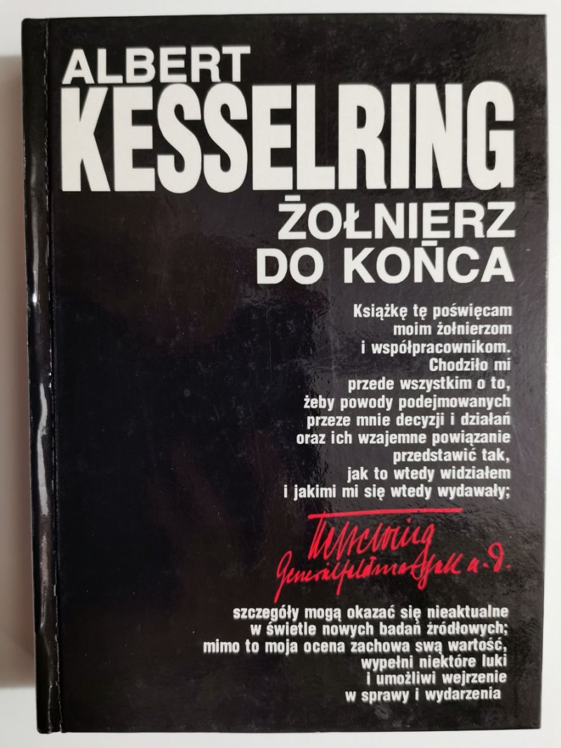 ŻOŁNIERZ DO KOŃCA - Albert Kesselring